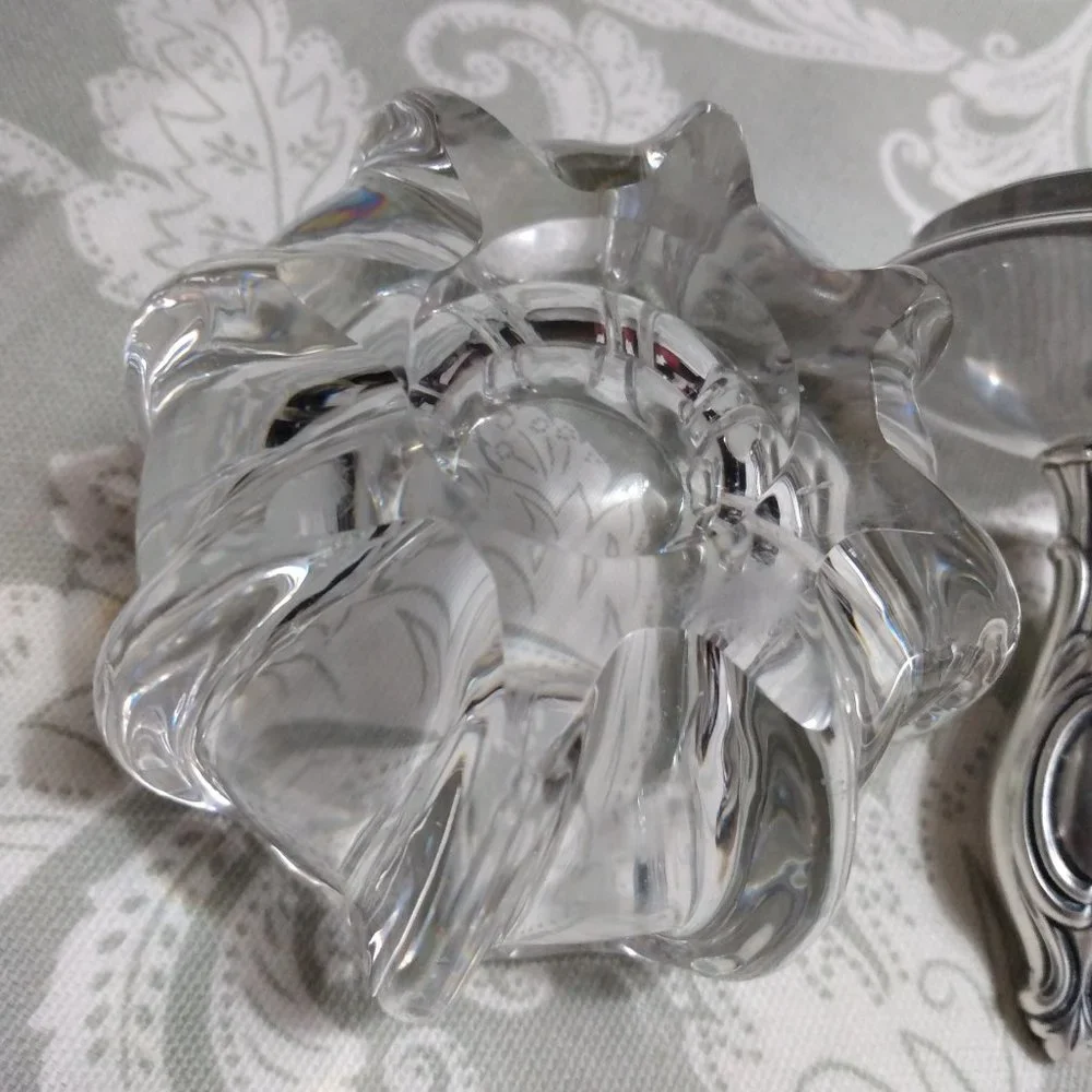 International Sterling Crystal Vanity Jar